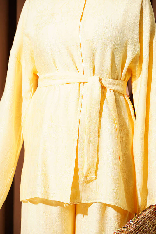 Gürtelgestecktes Muster-Set In Beige