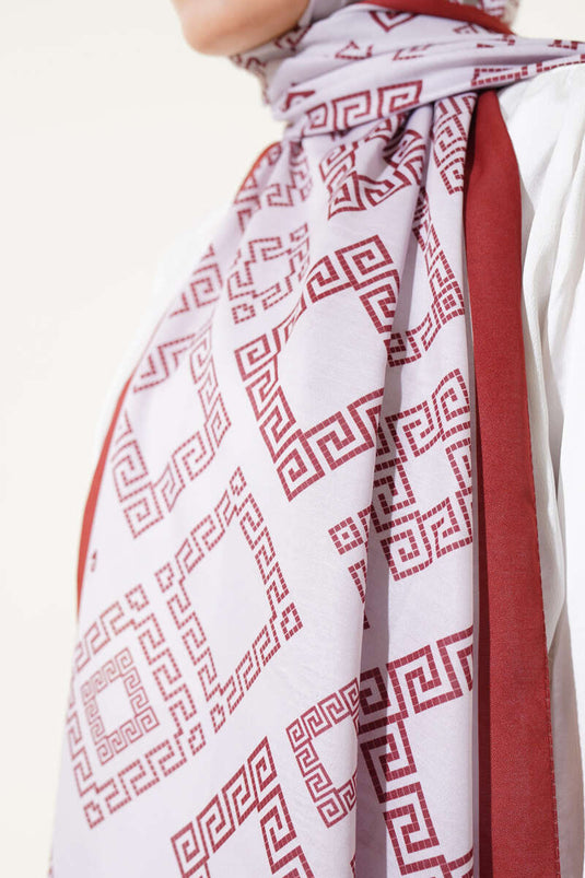 Labyrinth Pattern Soft Shawl Tile