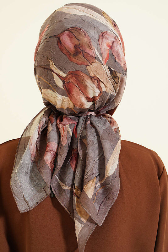 Lale Motif Écharpe en Bambou Krasch Vison