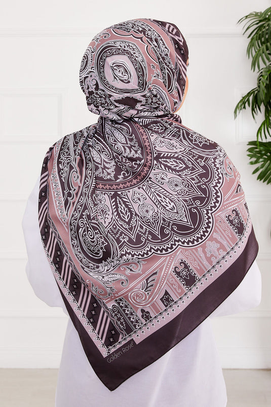 Châle Hijab à motif de lave -14