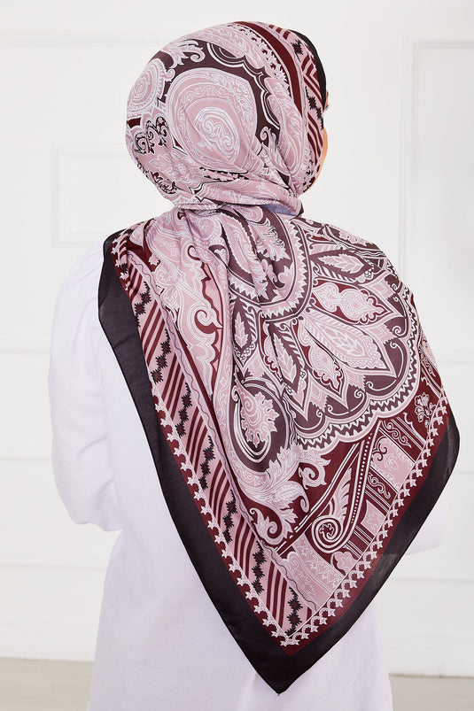 Châle Hijab à motif de lave -2