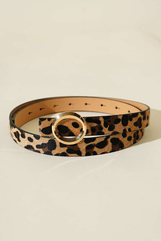 Ceinture assortie motif léopard 11