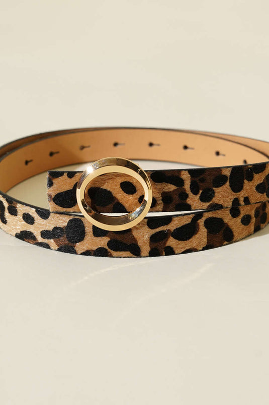 Ceinture assortie motif léopard 11