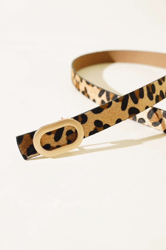 Assortiment de ceintures à motif léopard 3