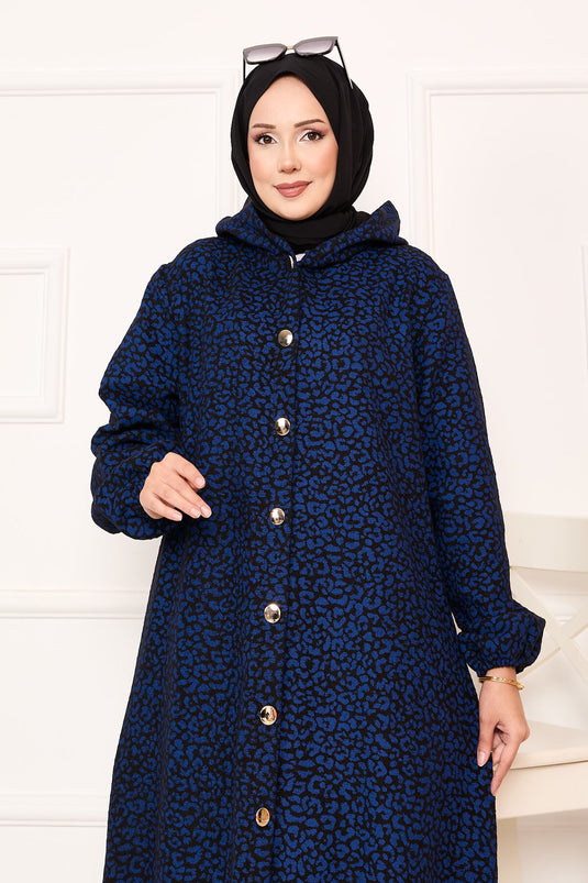 بنقشة الفهد بأزرار كاشة غطاء ساكس