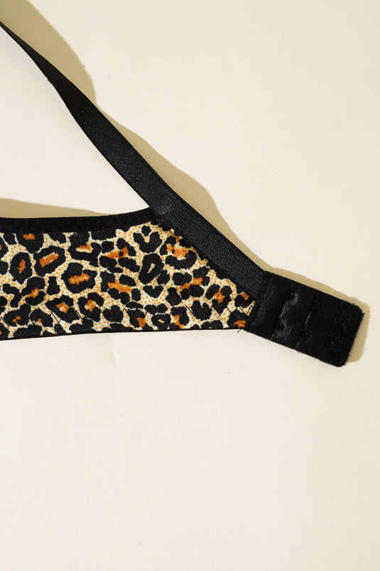 Soutien-gorge minimiseur imprimé léopard