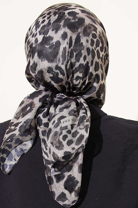 Leopar Série Coton Hijab Assorti 5
