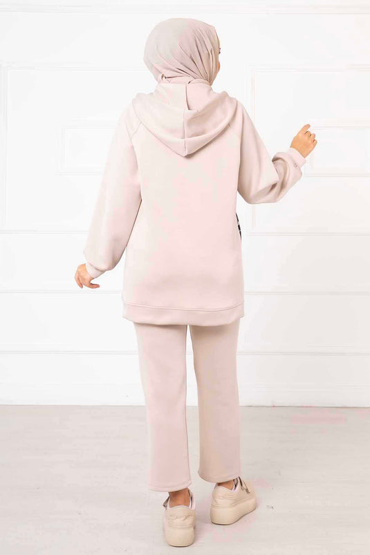 Combinaison Léopard Crème