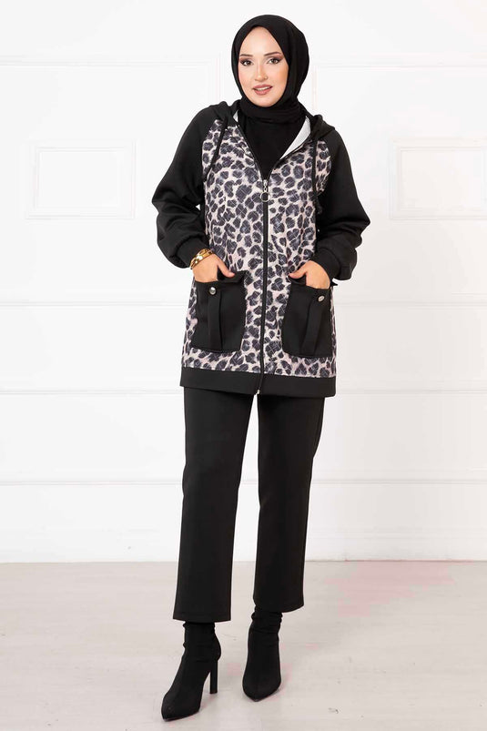 Combinaison Scuba Léopard Noir