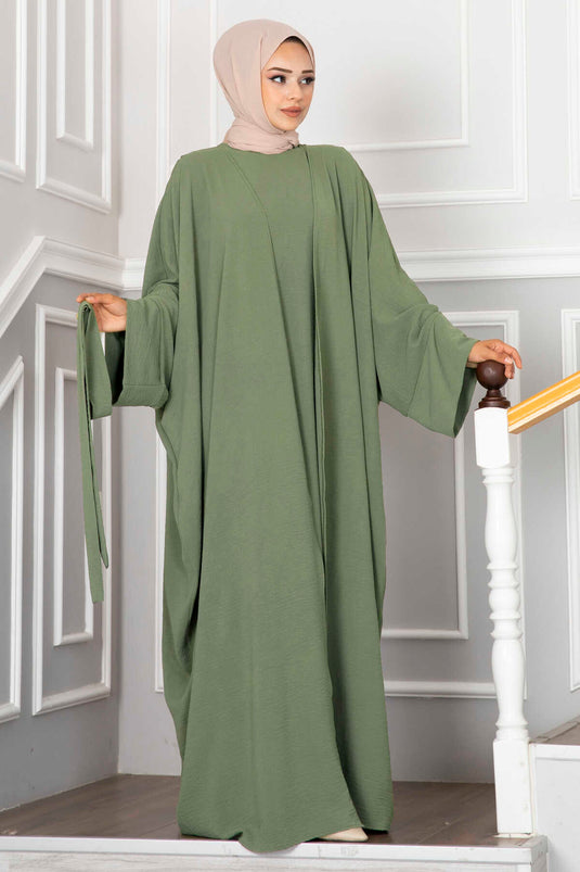 Leyli Hijab Abaya Set Mint