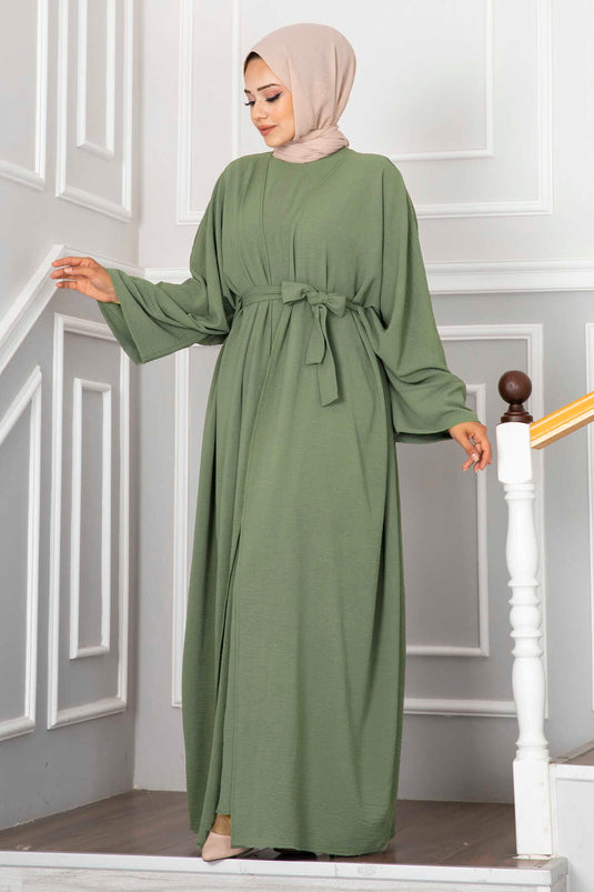Leyli Hijab Abaya Set Mint