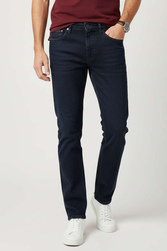 Likralı Dar Paça Basic Erkek Kot Pantolon Lacivert