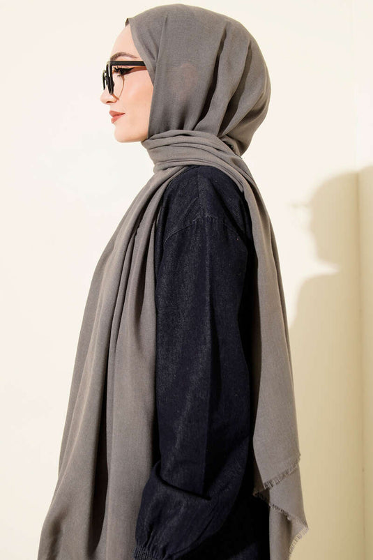 Liora Sciarpa di Lana Fumo -178