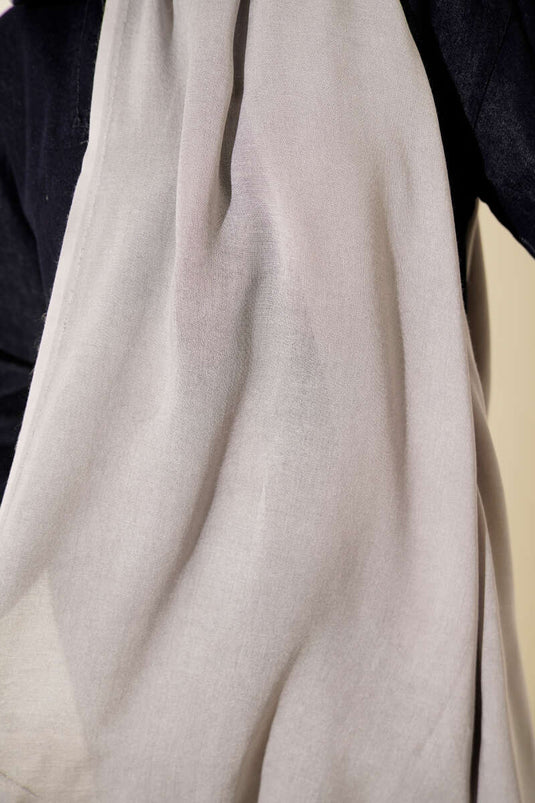 Liora Écharpe en Laine Gris -85