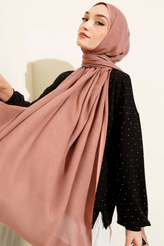 Liora Cotton Shawl Rose Dust -50