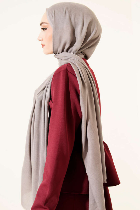 Liora Cotton Shawl Slate Gray -44