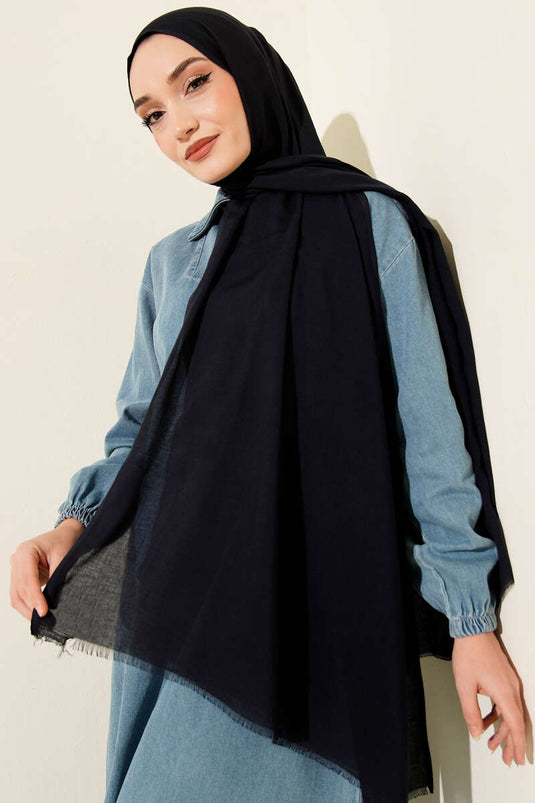 Liora Pamuk Şal Lacivert -167