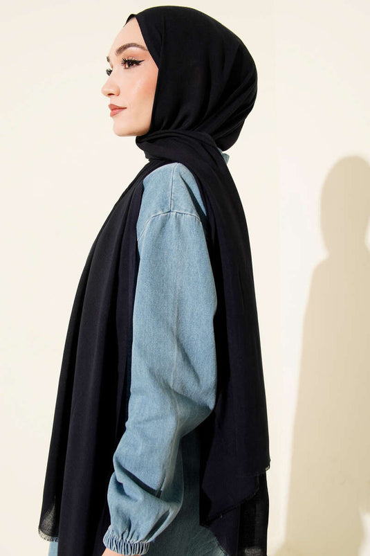 Liora Pamuk Şal Lacivert -167