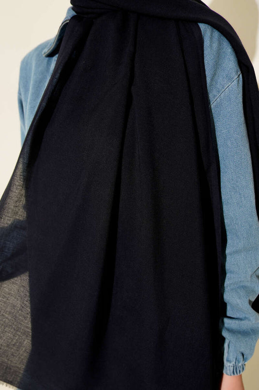 Liora Pamuk Şal Lacivert -167