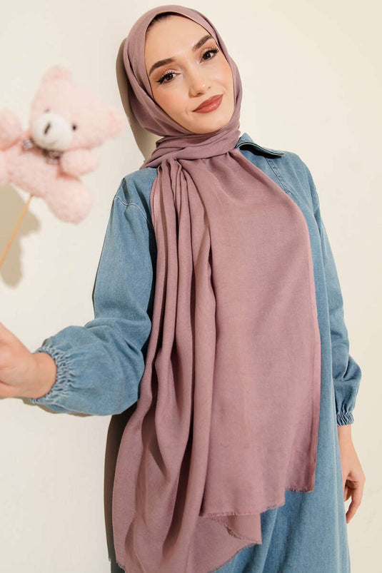 Liora Cotton Shawl Lilac -109