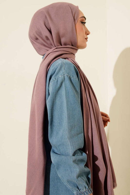 Liora Cotton Shawl Lilac -109