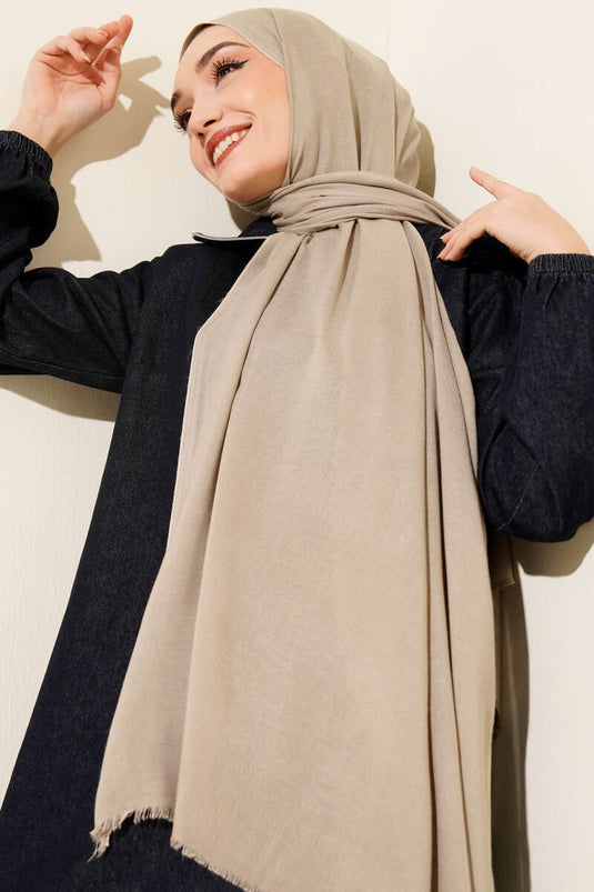 Liora Cotton Shawl Olive -114