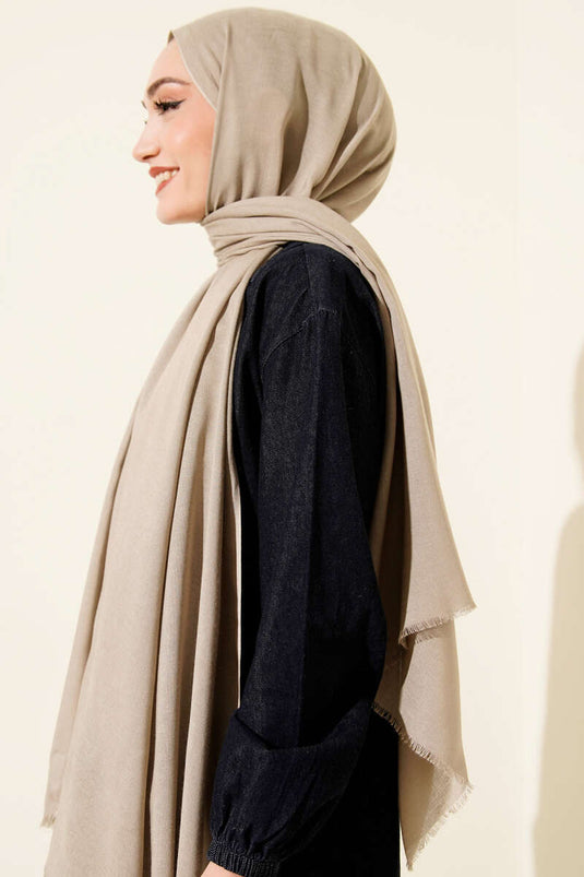 Liora Cotton Shawl Olive -114