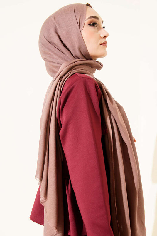 Liora Cotton Shawl Soft Brown -78