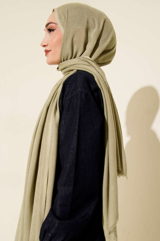 Liora Cotton Shawl Water Green -150