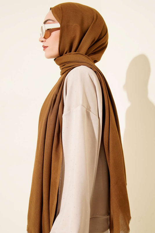 Liora Cotton Shawl Chestnut -152