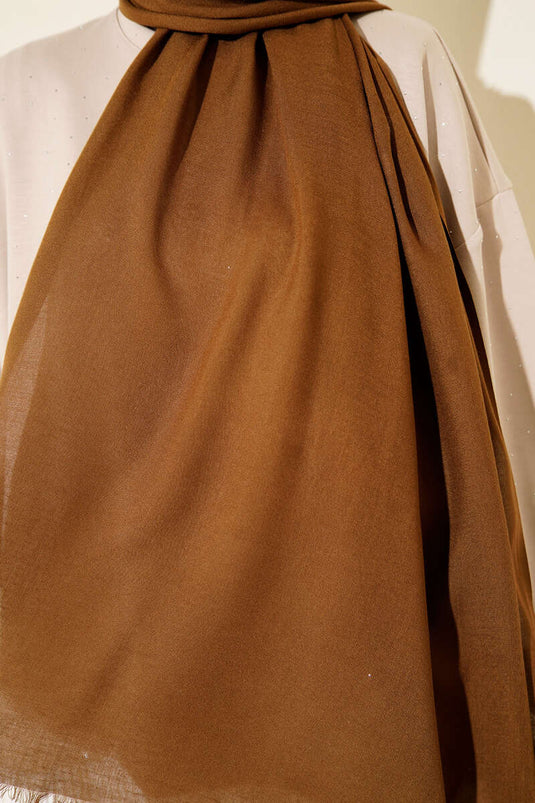 Liora Baumwollschal Tabak -152