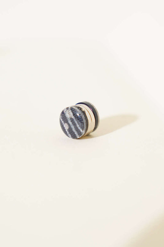 Aimant pour écharpe rayée de la série Lotus