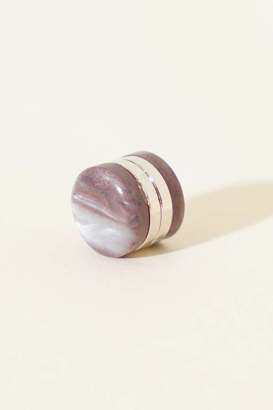 Aimant pour écharpe châtaigne de la série Lotus