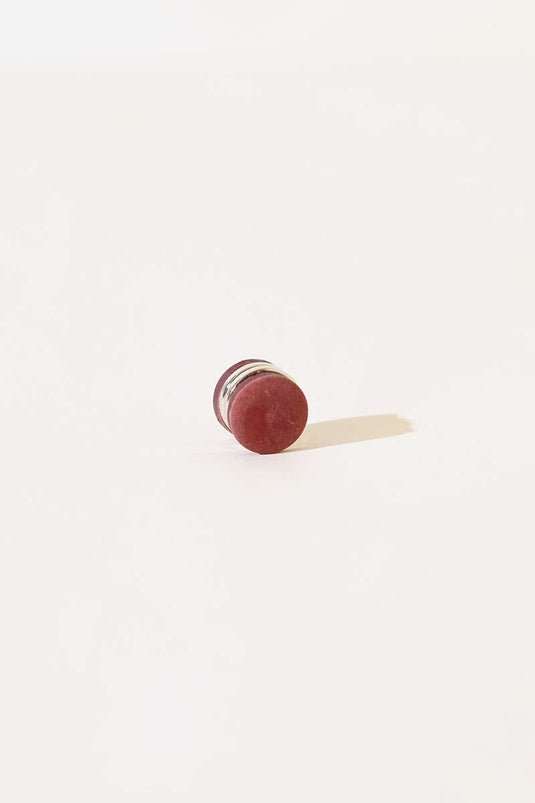 Lotus Serisi Mat Bordo Eşarp Mıknatısı