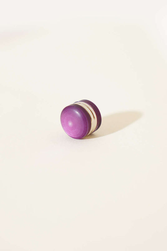 Aimant pour écharpe violette de la série Lotus