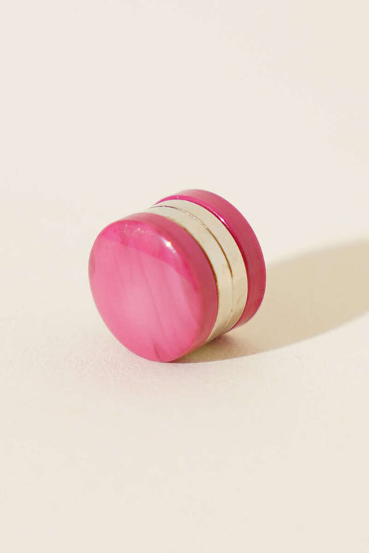 Lotus Serisi Pembe Eşarp Mıknatısı