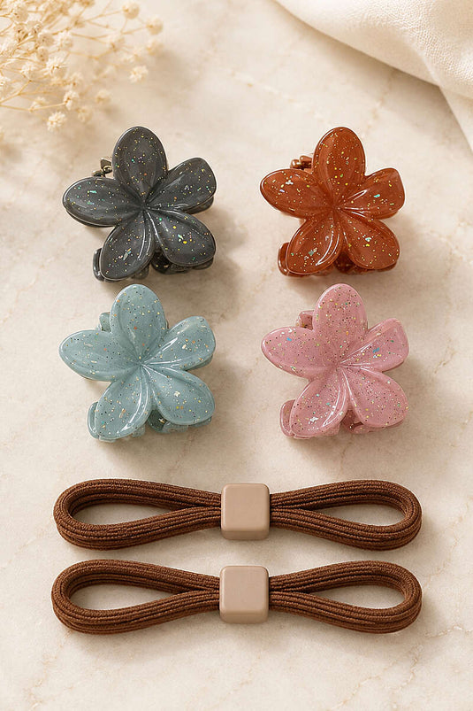 Lotus Set Lastikli Toka Kahve