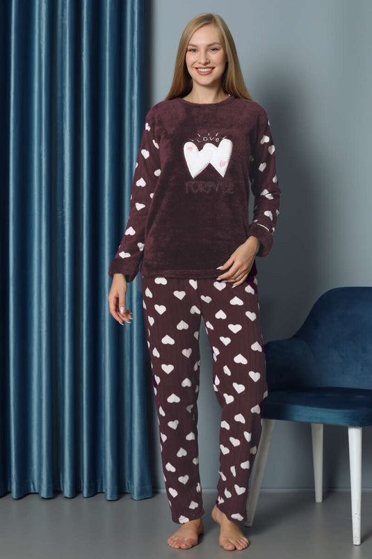 Love Forever Doğalgaz Faturası Düşüren Pijama Takımı Füme