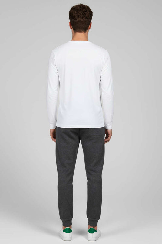 Loysa Basic Sweatshirt Ecru