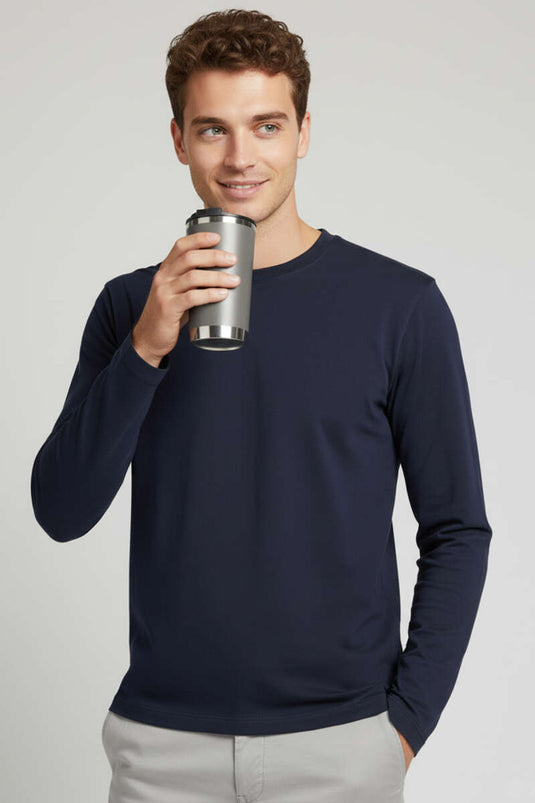 Sweat-shirt basique Loysa bleu marine