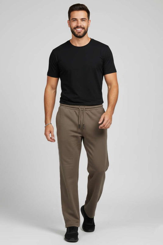 لويسا بنطلون رياضي رجالي برباط خصر مطاطي بلون فيزون