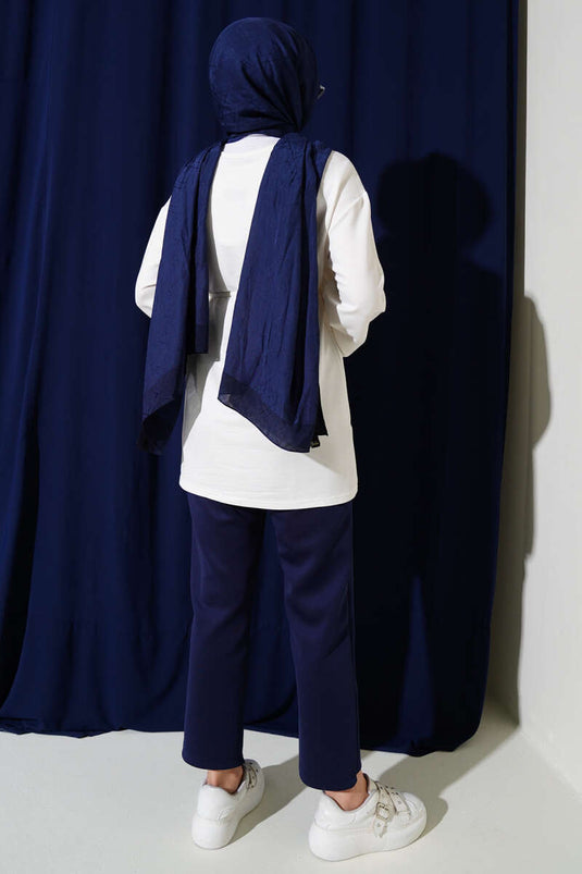 Loyşa Wide Sleeved Rope Belted Tunic Ecru