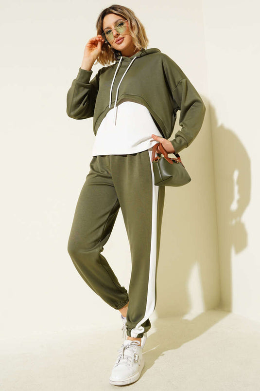 Loysa Undershirt Three-Piece Set, Khaki