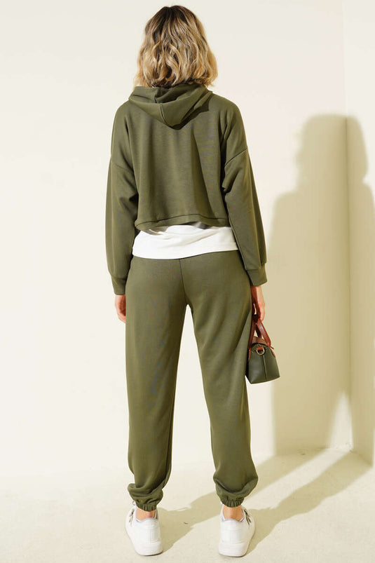 Loysa Undershirt Three-Piece Set, Khaki