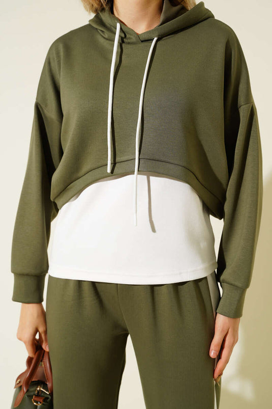 Loysa Undershirt Three-Piece Set, Khaki