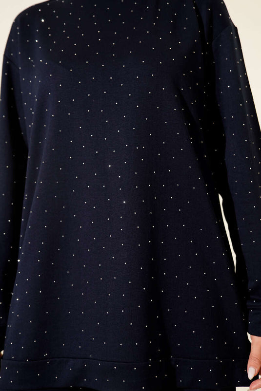 Ensemble double décoré de petites pierres Loyşa Mini Parlement