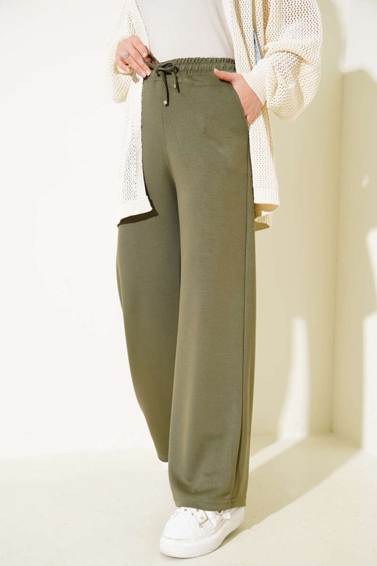 Pantalon Palazzo Loyşa Kaki