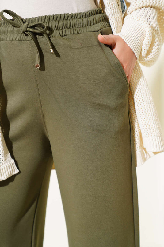 Pantalon Palazzo Loyşa Kaki