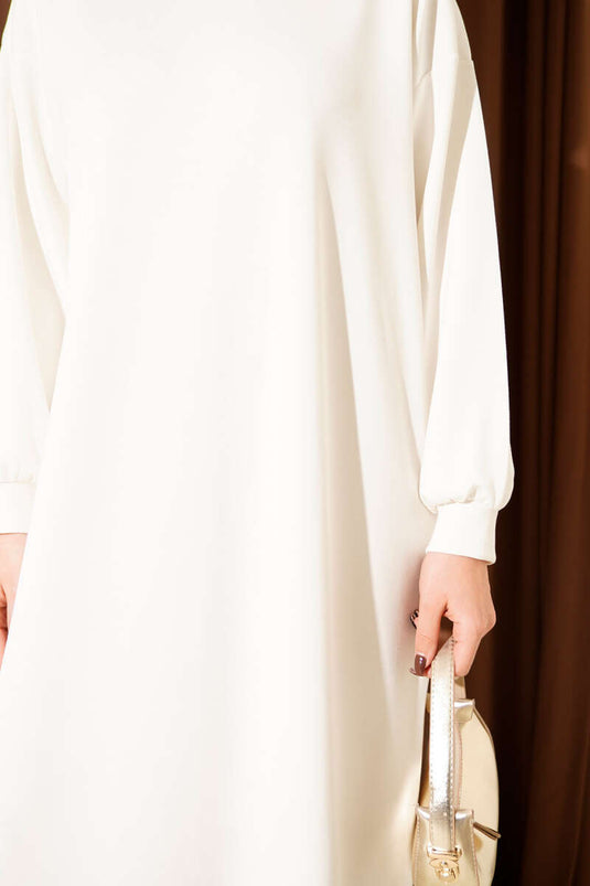 Robe ample Loisha, écru