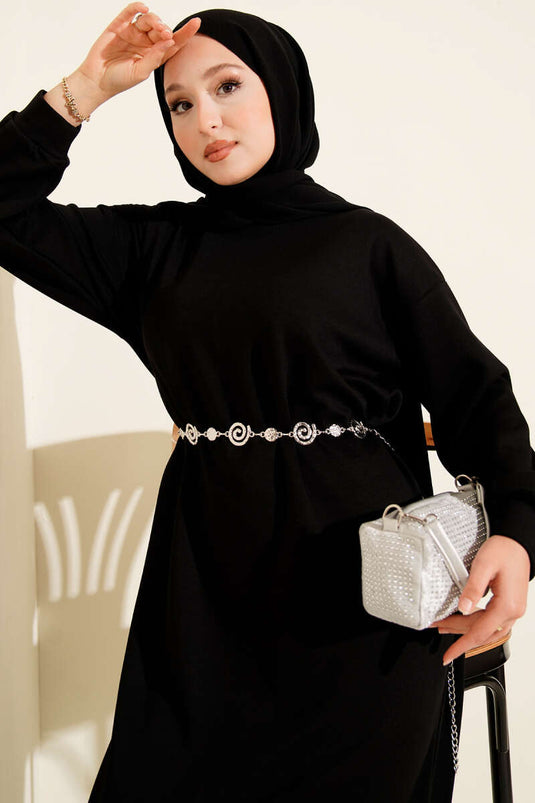 Loysha Casual Dress Black